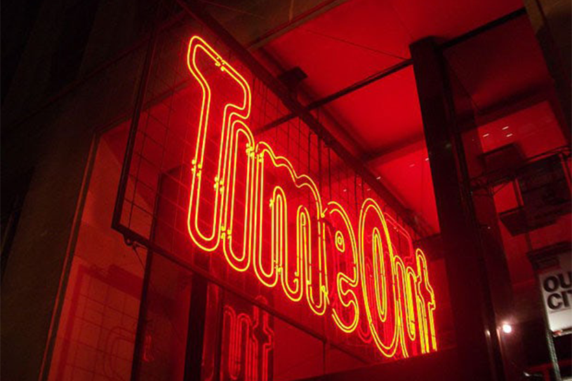 Time Out neon light